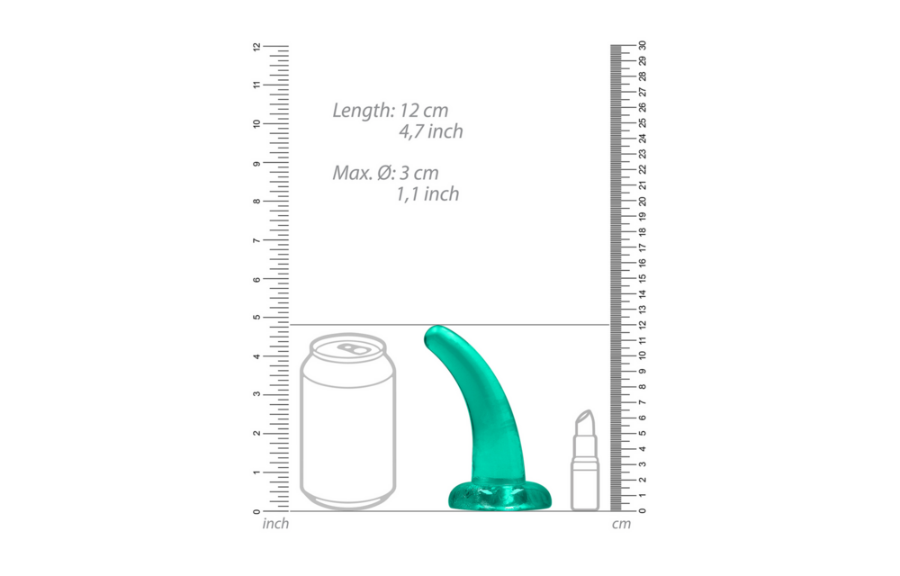 Non-Realistic Dildo with Suction Cup - 5 / 11,5 cm