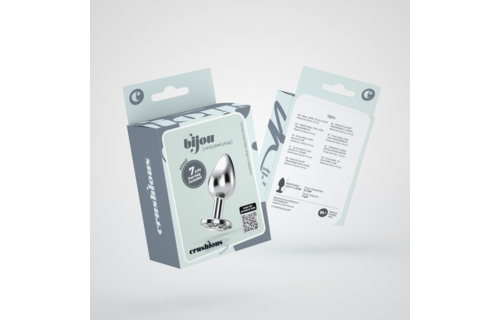 Bijou Anale Sieraad Plug 6 cm - Elegant & Doorzichtig