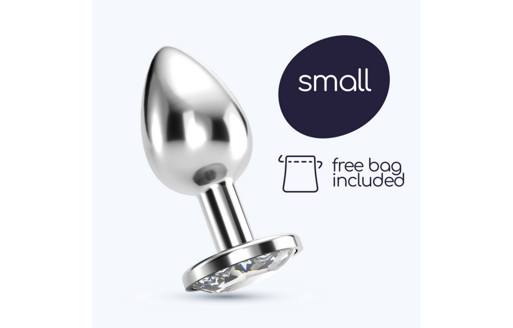 Bijou Anal-Schmuckplug 6 cm – Elegant & Transparent