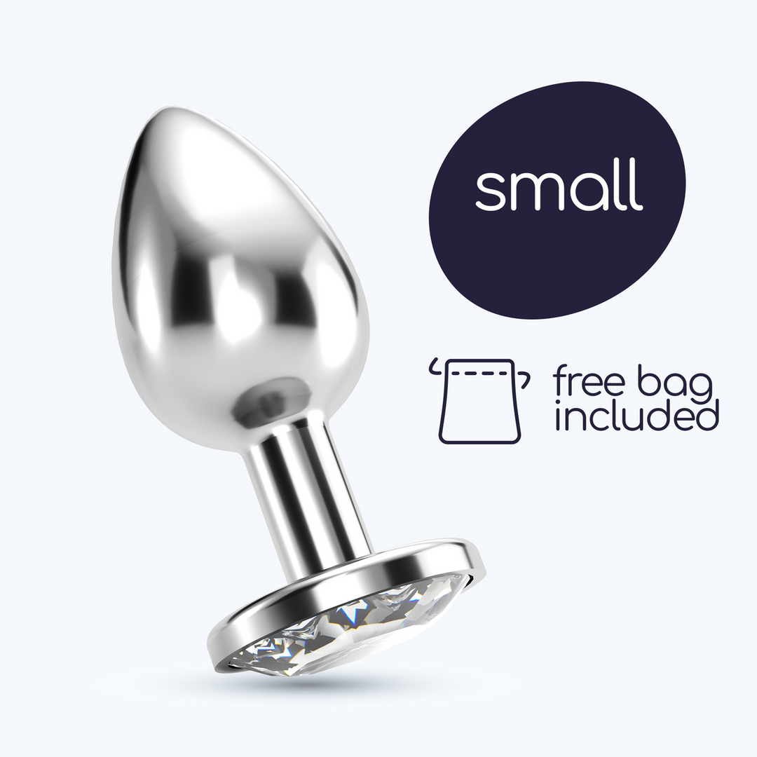 Bijou Anal Jewellery Plug 6 cm - Elegant & Transparent