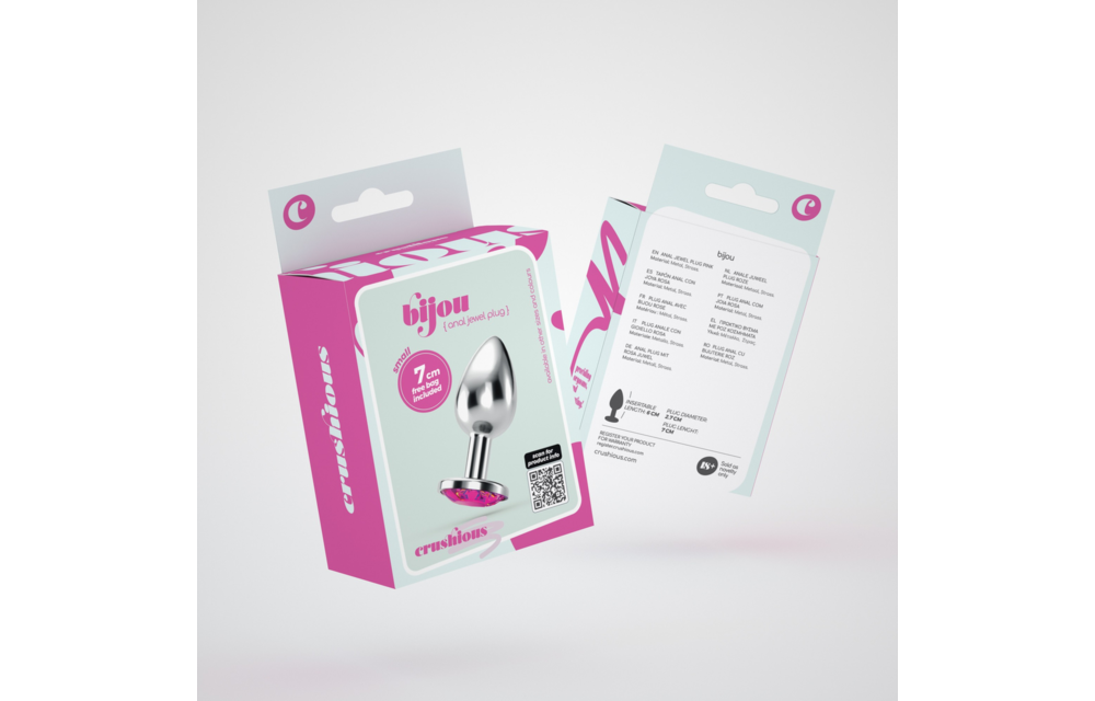 Bijou Anale Sieradenplug 6 cm Roze – Luxe & Comfort