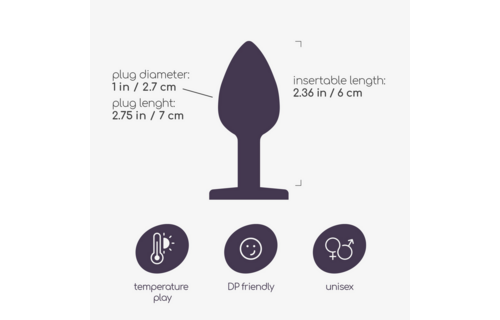 Bijou - Anal Jewel Plug - Klein - Rosa