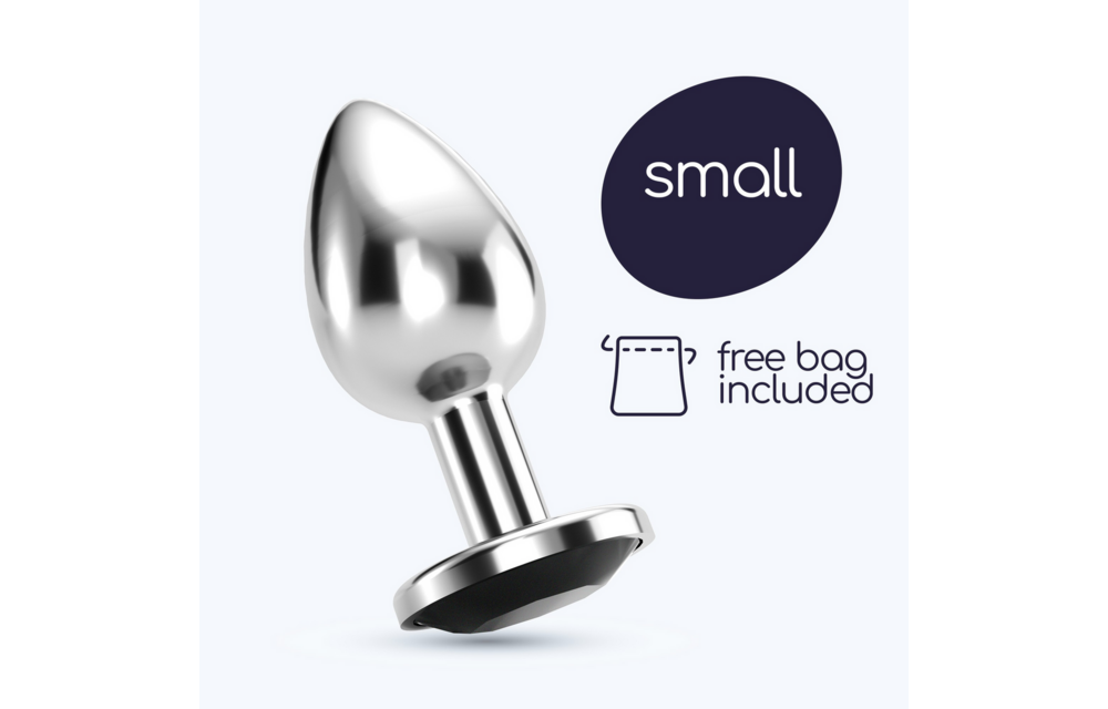 Bijou Anal Jewellery Plug 6 cm Black – Stylish & Luxurious