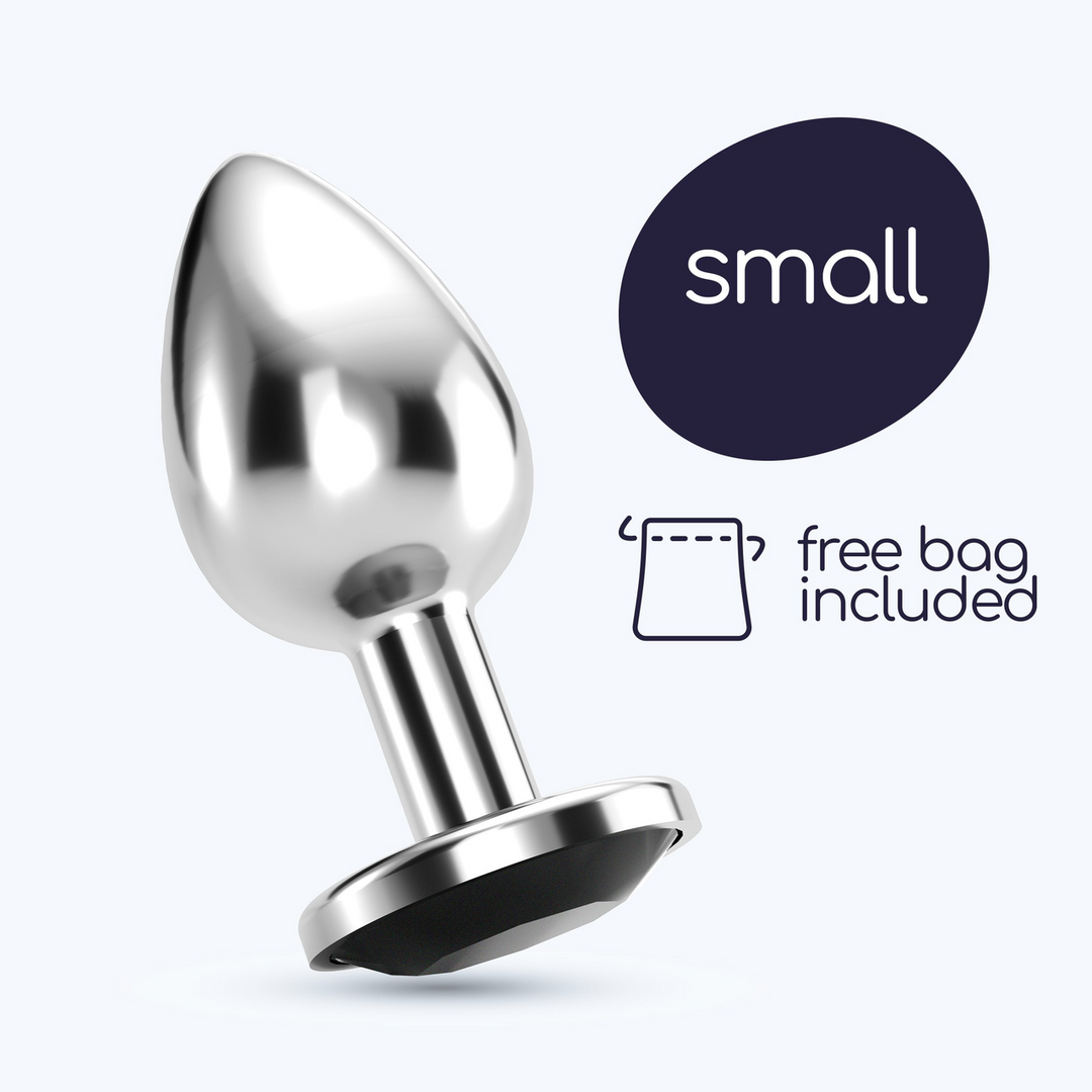 Bijou Anal-Schmuckplug 6 cm Schwarz – Stilvoll & Luxuriös