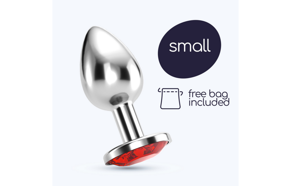 Bijou - Anal Jewel Plug - Small - Red
