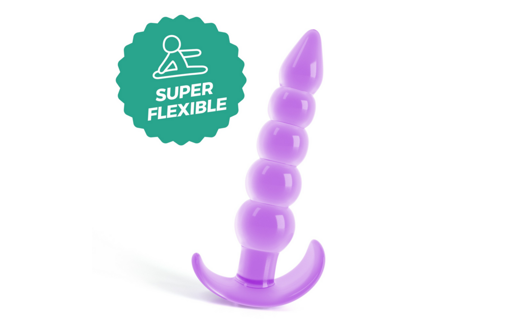 Draco Anal Plug Lilac 9 cm - Comfortable & Flexible TPE