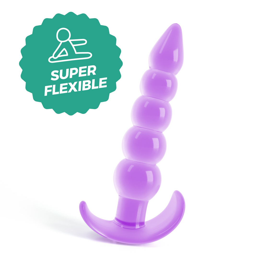 Draco Anal Plug Lilac 9 cm - Comfortable & Flexible TPE