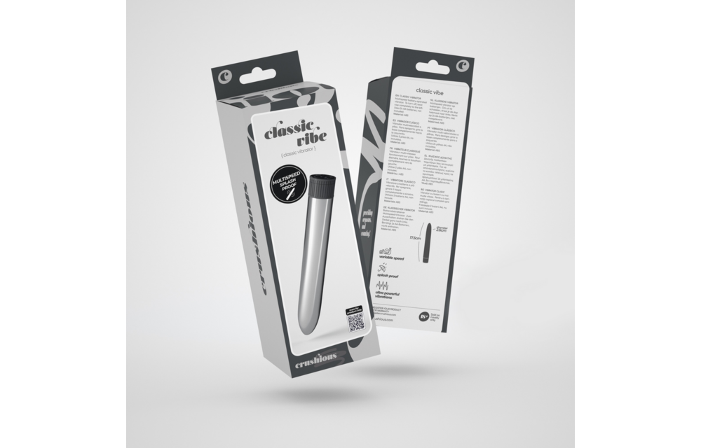 Classic Vibe - Klassischer Vibrator - Silber