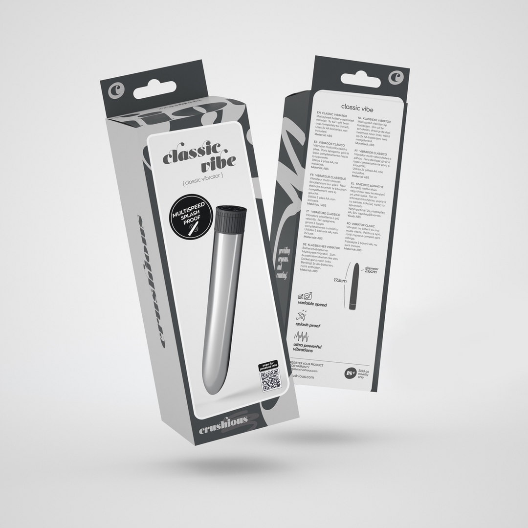 Classic Vibe - Klassischer Vibrator - Silber