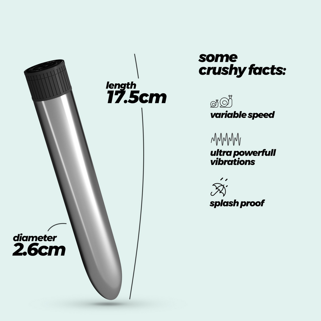 Classic Vibe Vibrator Silber – elegantes & leistungsstarkes Design