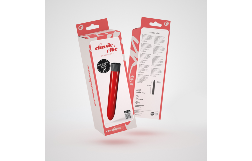 Classic Vibe - Klassischer Vibrator - Rot