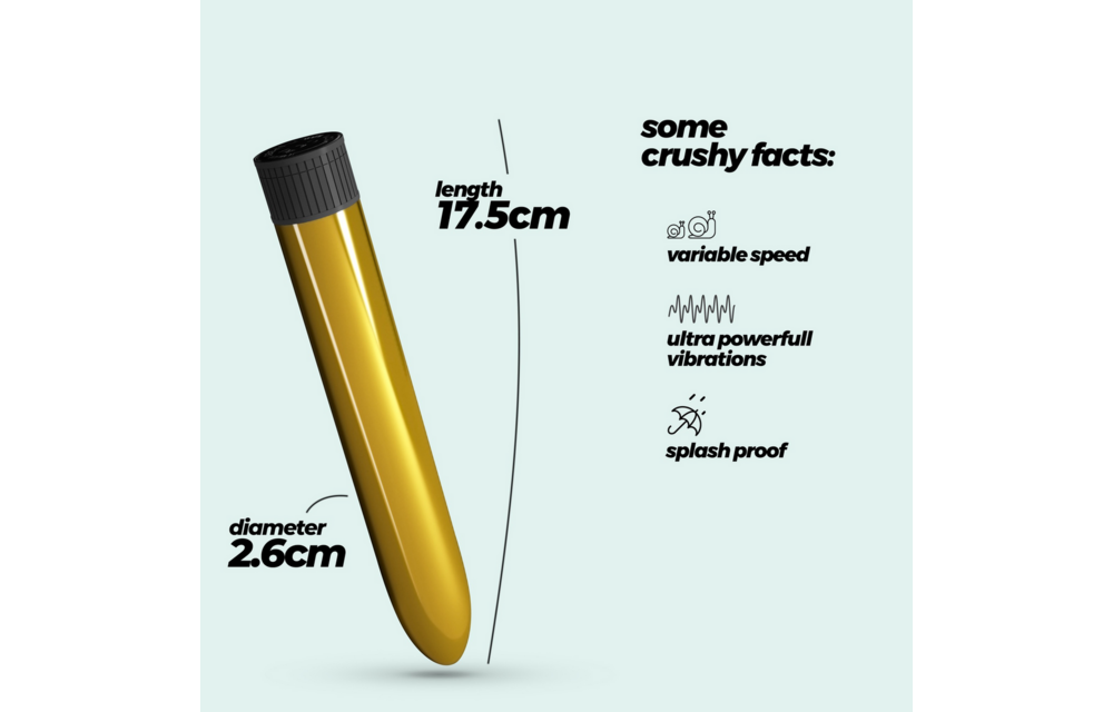 Classic Vibe Gold - Elegant vibrator for beginners