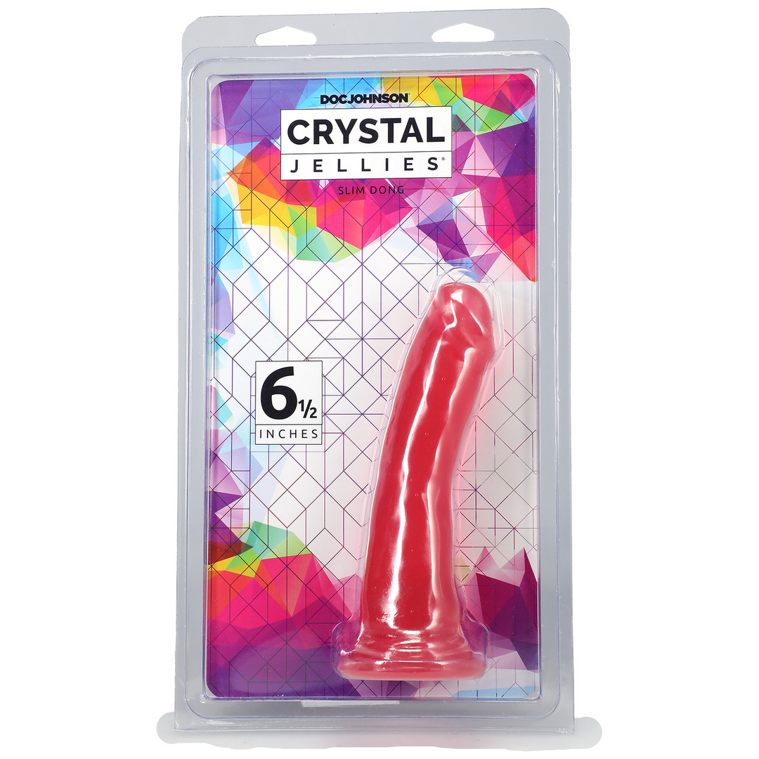 Slim Dong 16,3 cm - Smalle Dildo voor kristalhelder plezier