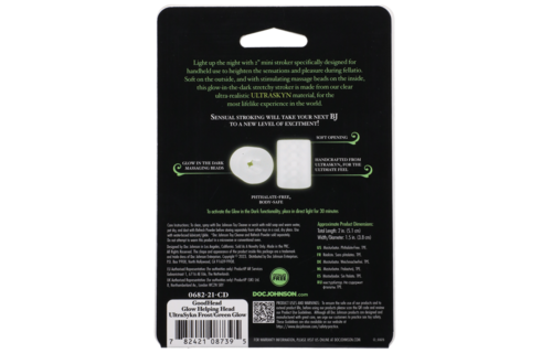 Glow Helping Head Masturbatorsleeve - Ultraskyn Glow Groen