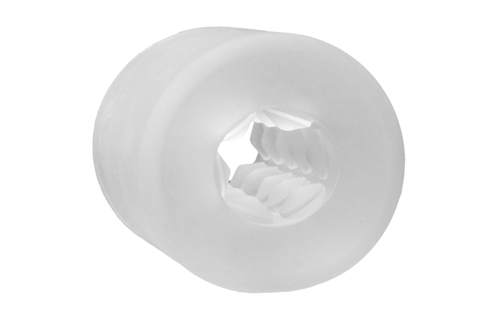 Glow Helping Head - Masturbator Sleeve - Frost / Groen Gloed