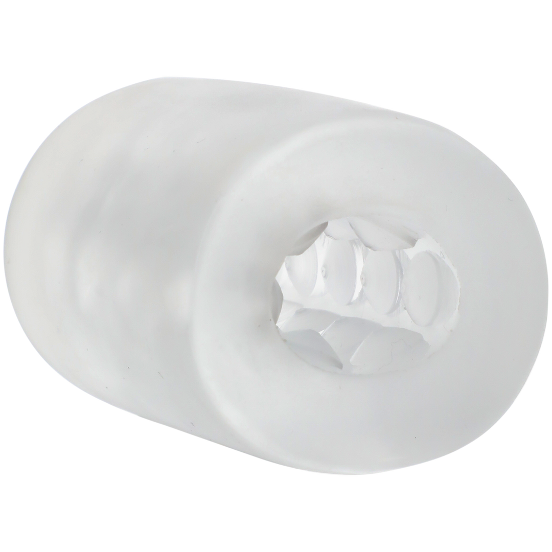 Glow Helping Head Masturbator Sleeve - Ultraskyn Glow Green