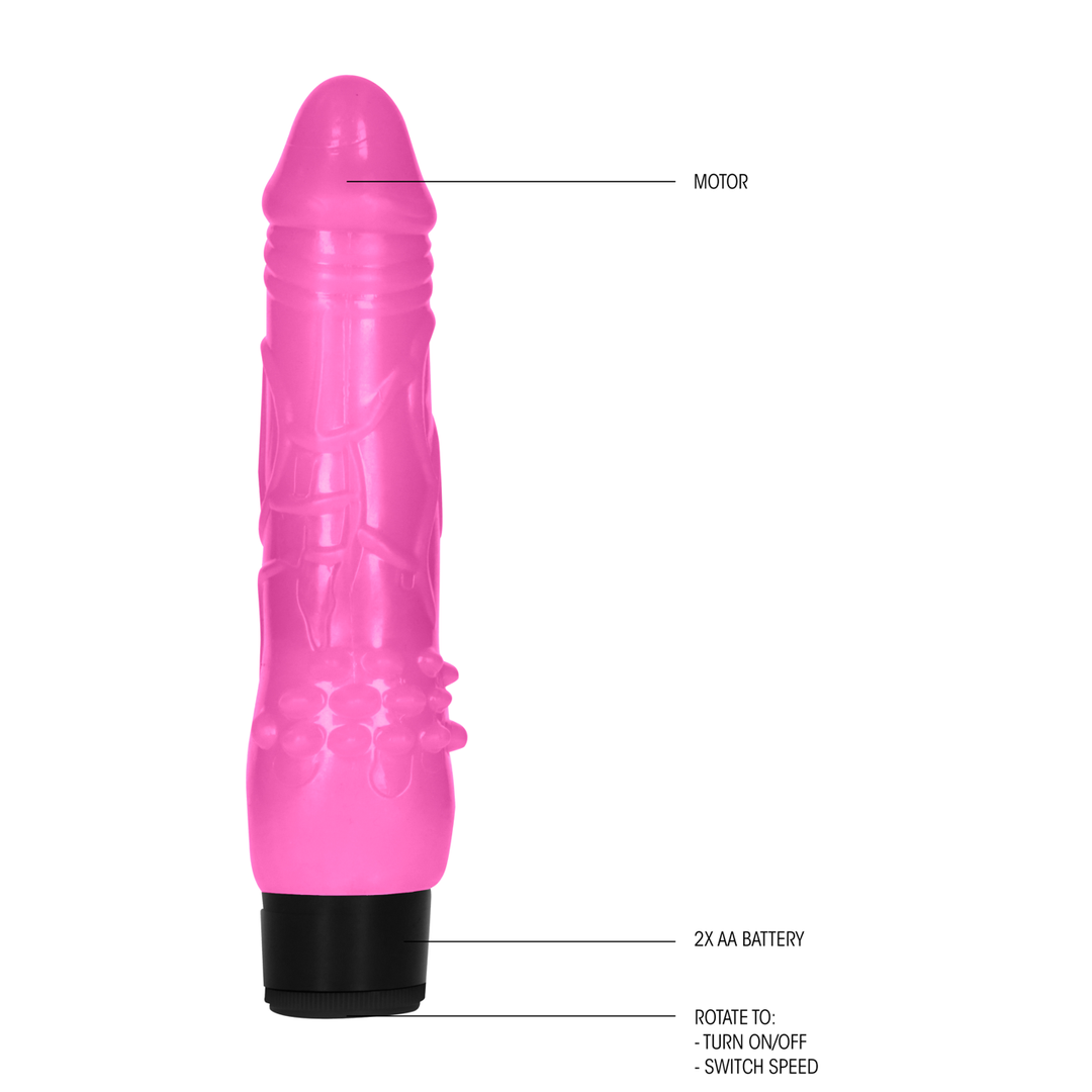 Thick Realistic Dildo Vibrator 17.5 cm – Intense Pleasure