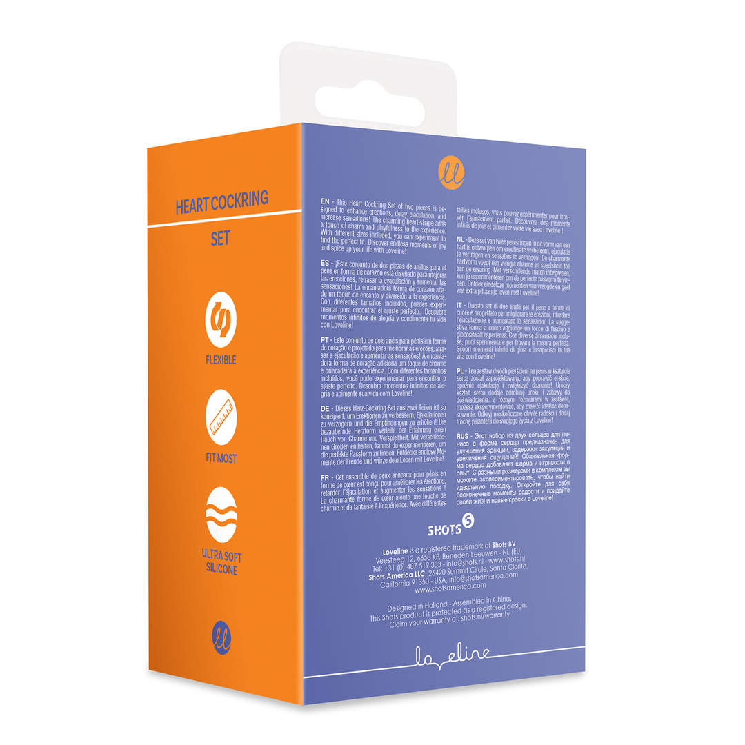 Hart Cockring Set - Violet Storm