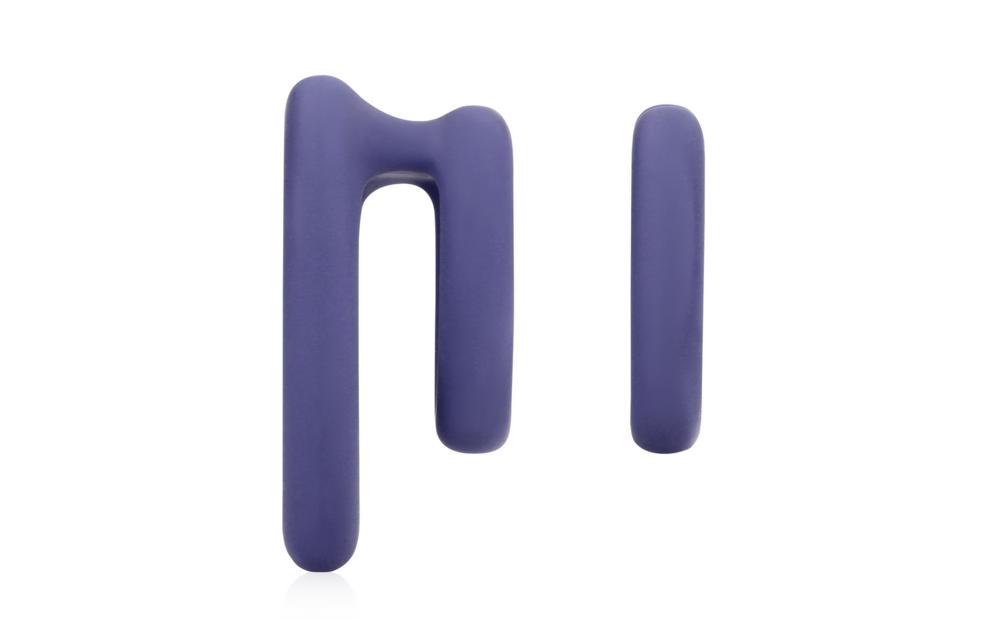 Heart Cockring Set Violet Storm - Comfort & Intensity