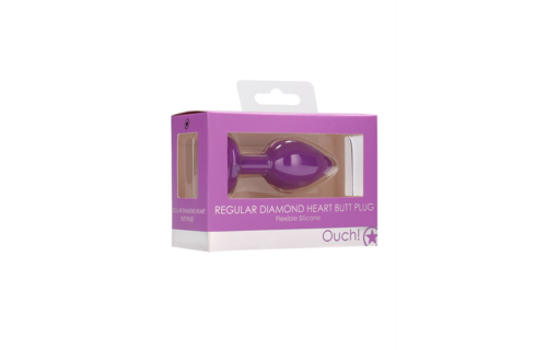 Diamant Hart Butt Plug 7,3 cm - Stijlvolle Stimulatie