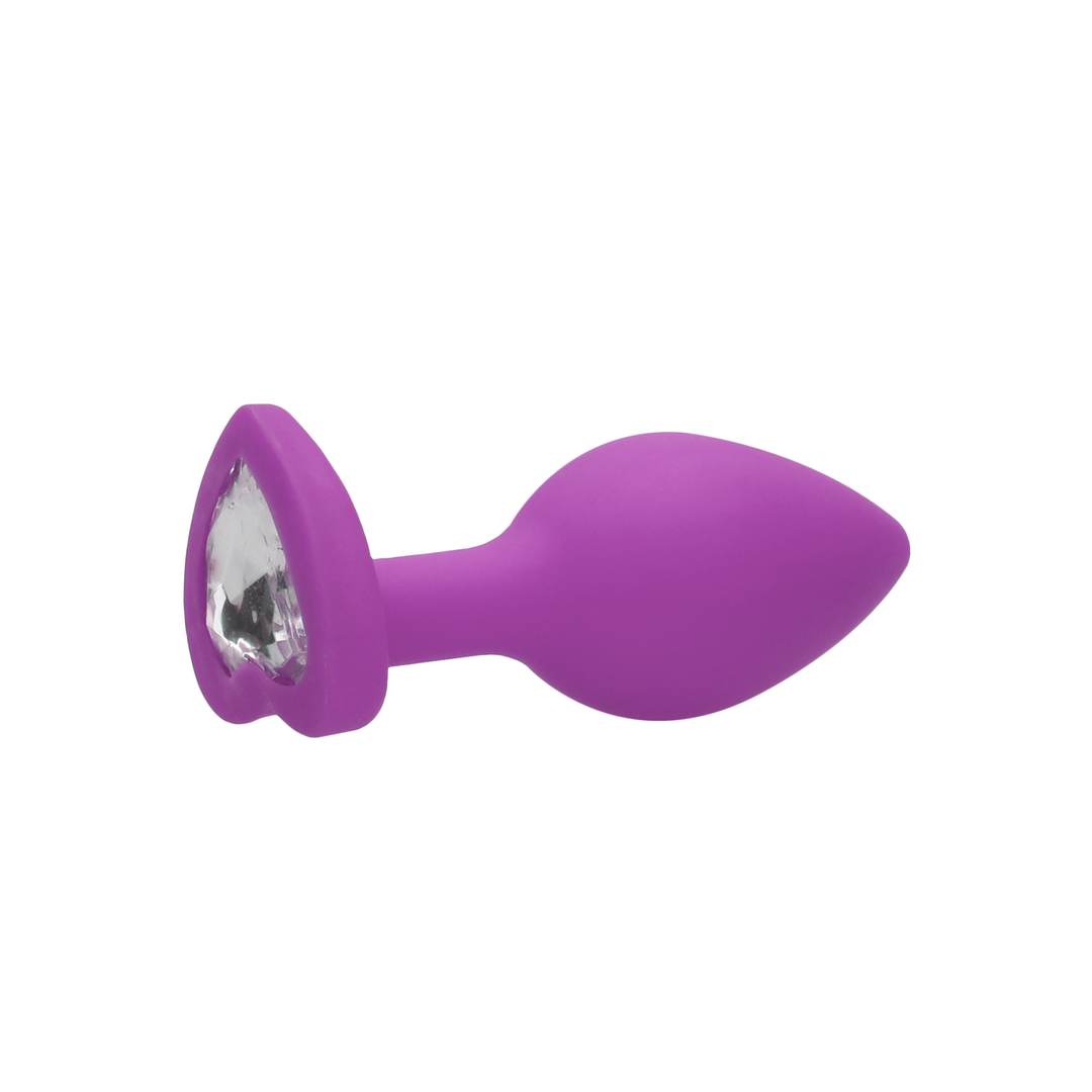 Diamant-Herz-Butt-Plug 7,3 cm – Stilvolle Stimulation