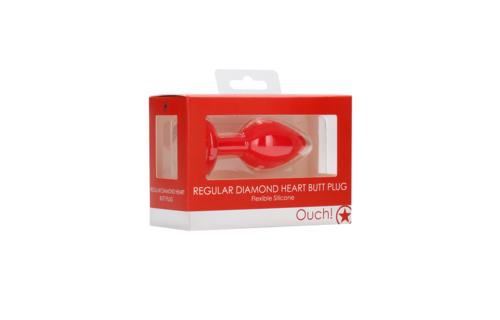 Diamant Hart Butt Plug 7,3 cm - Stijlvol & Comfortabel