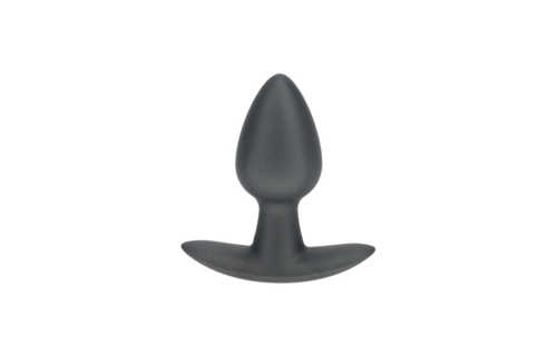 Weicher Silikon-Analplug 2,7 cm – Klein & stilvoll Gunmetal