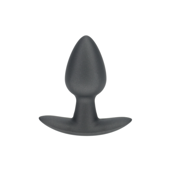 Soft Silicone Anal Plug 2.7 cm – Small & Stylish Gunmetal