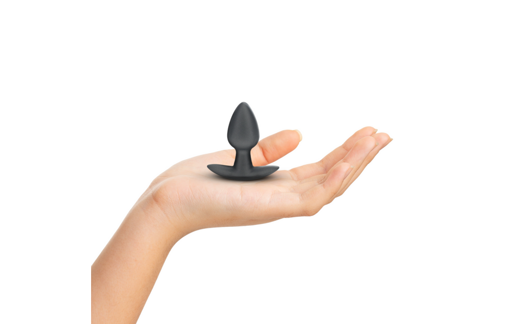 Zachte Siliconen Anale Plug 2,7 cm – Klein & Stijlvol Gunmetal