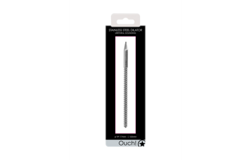 Stainless Steel Ribbed Dilator 0.8 cm – Exciting Sensations