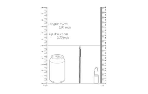 Edelstahl-Dilator mit Riffelung 0,8 cm – Aufregende Empfindungen