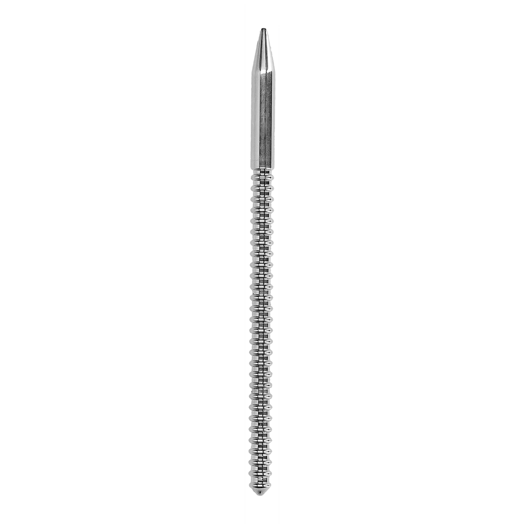 Stainless Steel Ribbed Dilator 0.8 cm – Exciting Sensations