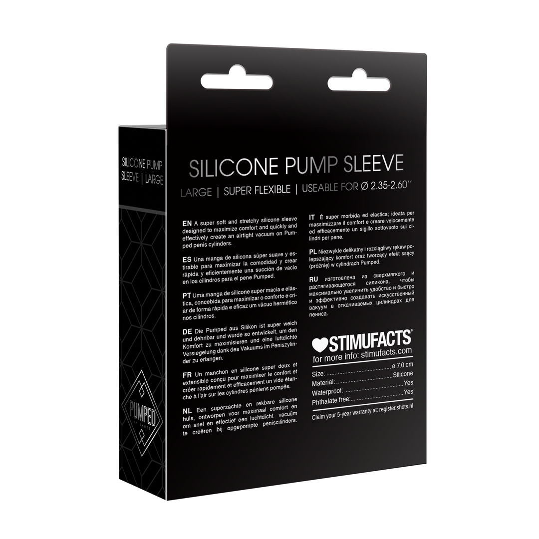Silikon-Pumpmanschette groß | Komfort & starkes Vakuum