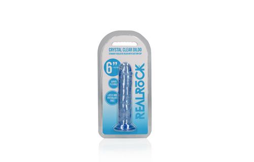 Rechtdoor Realistischer Dildo 14,5 cm mit Saugnapf – Blau