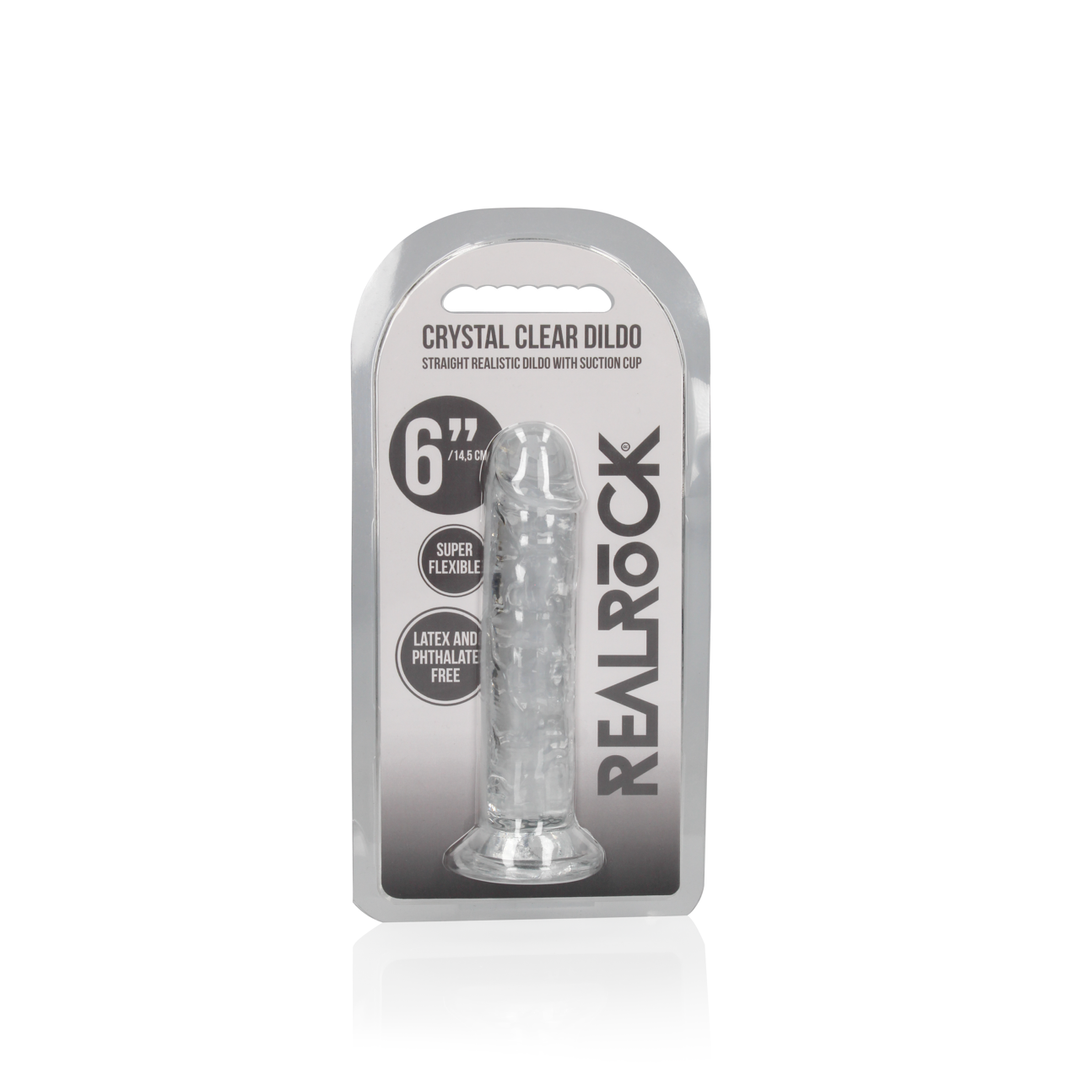 Gerader realistischer Dildo 14,5 x 4,9 cm mit Saugnapf | RealRock