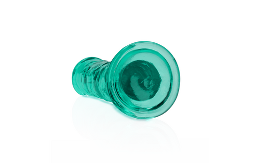 Gerader Dildo Saugnapf 14,5 cm – Türkis & Flexibel