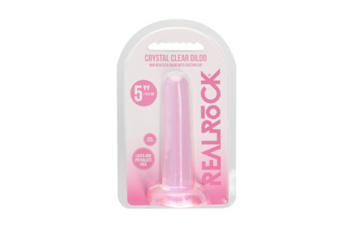 Non-Realistic Dildo 13.5 cm with Suction Cup – Crystal Clear Pleasure