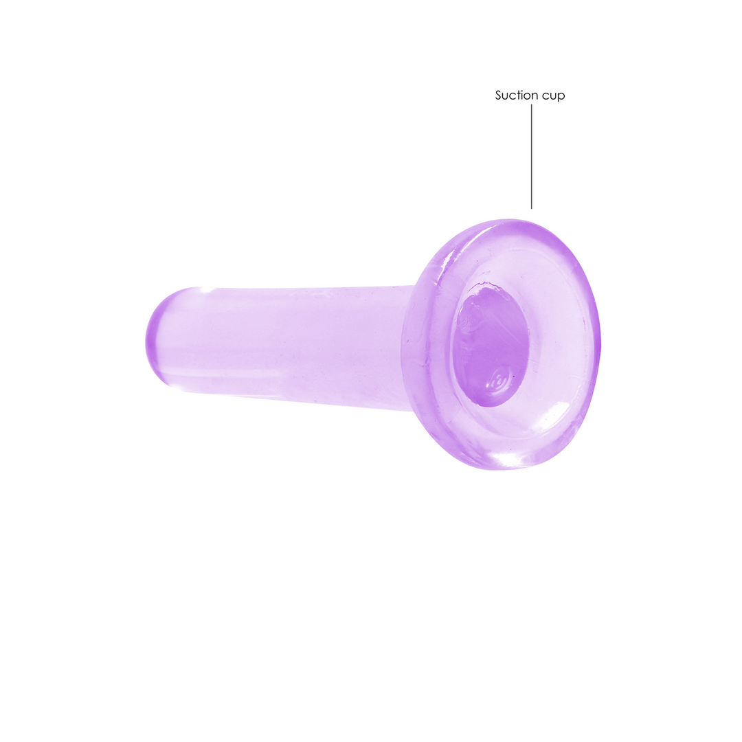 Non-Realistic Dildo 13.5 cm with Suction Cup – RealRock PURPLE
