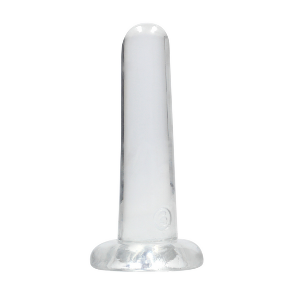 Nicht-realistischer Dildo Saugnapf 13,5 cm Transparent TPE