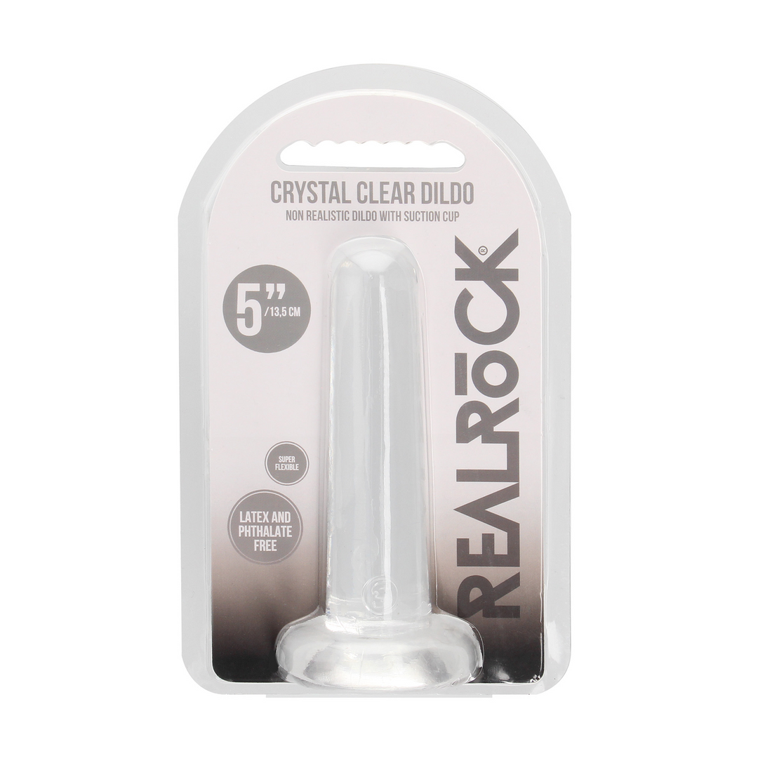 Nicht-realistischer Dildo Saugnapf 13,5 cm Transparent TPE