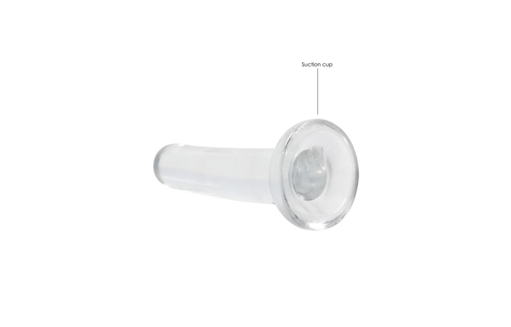 Nicht-realistischer Dildo Saugnapf 13,5 cm Transparent TPE