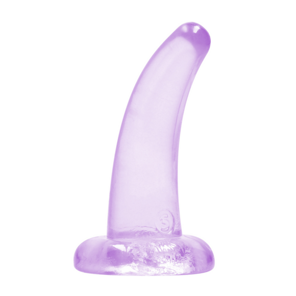 Non-Realistic Dildo 12 cm with Suction Cup - RealRock Purple
