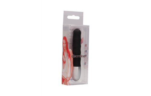 Discretion Ribbed Mini Vibrator – Silky Soft & Compact