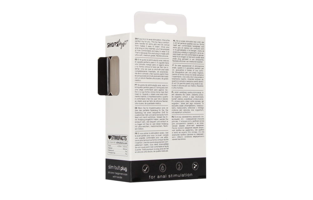 Slim Beginner's Butt Plug 8.3 cm | Comfortable & Safe