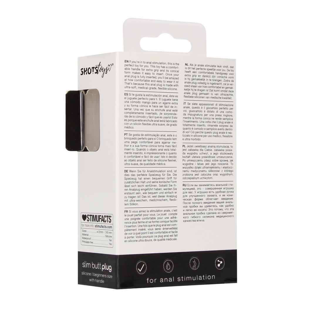 Slim Beginner's Butt Plug 8.3 cm | Comfortable & Safe