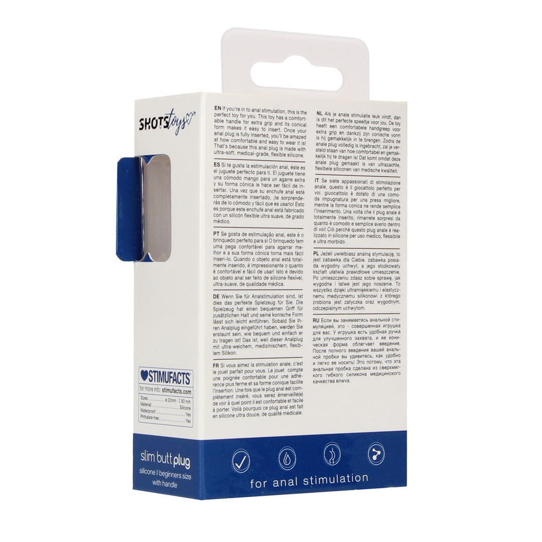 Schlanker Anfänger-Analplug 8,3 cm – Komfort & sicheres Vergnügen