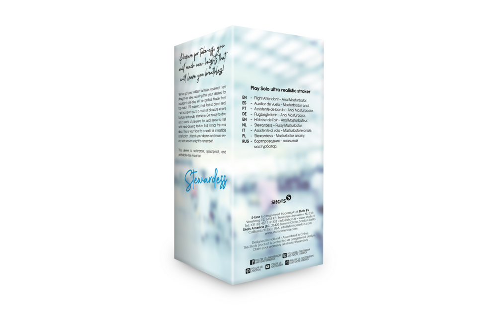 Flugbegleiter Anal-Masturbator – Realistisches Vergnügen