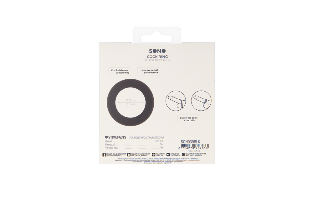 Nr. 39 Cockring - Maximale Controle & Plezier | Sono by Shots