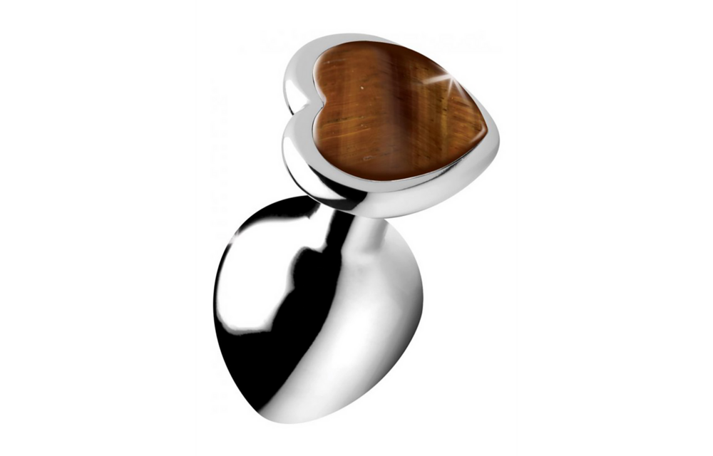 Tigerauge Herz Buttplug 8,4 cm – Sicheres & selbstbewusstes Vergnügen