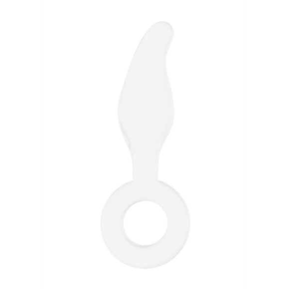 Gripper Glasdildo 17 cm mit Ring – Einzigartiges Temperaturvergnügen